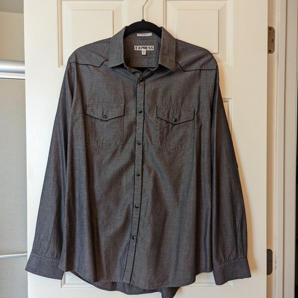 Express fitted button down - Picture 1 of 4